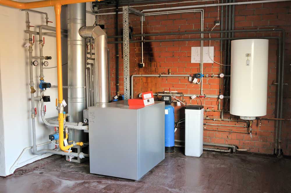 Utility room showcasing water heaters San Marcos, CA