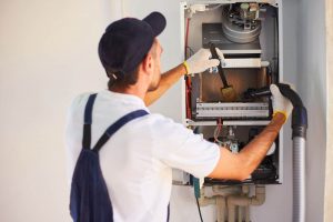 dust buildup in water heater